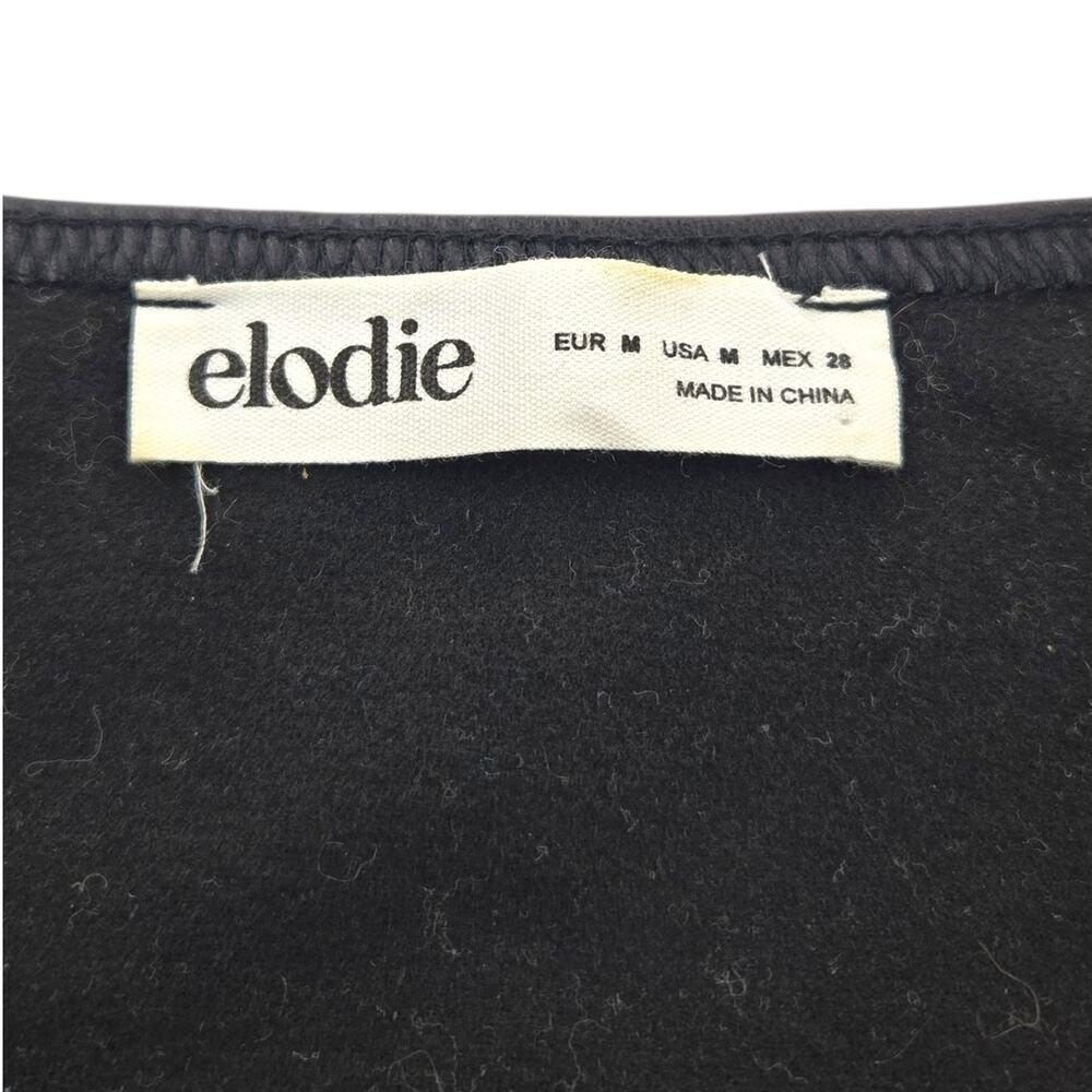 Elodie | Faux Leather Cropped Tank Top | Size Medium - Picture 2 of 3